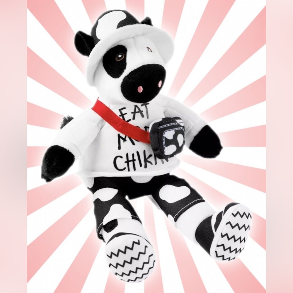 Chick-fil-A Summer 2024 Plush‎ Trend Setter Cow Doll Toy Eat Mor Chikin 7"